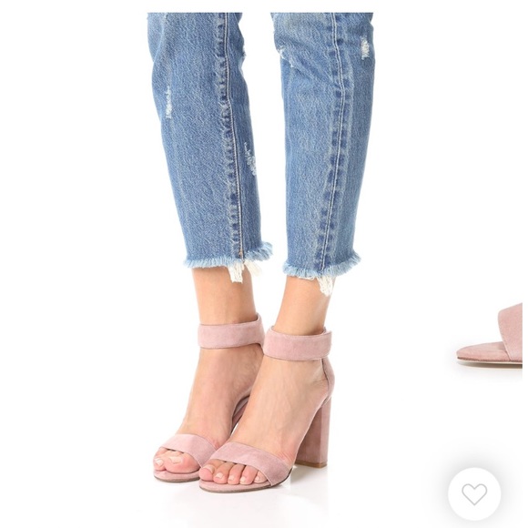 Jeffrey Campbell pink Lindsay Sandals with heel sz 7.5 - Picture 2 of 5